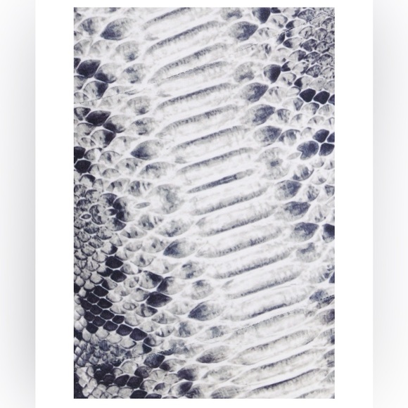 NORMA KAMALI • Snakeskin Print Strapless Dress • Small • NWT - Picture 2 of 7